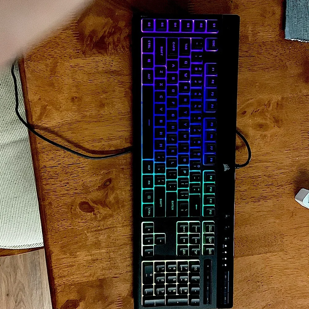 RGBX Pro gaming keyboard LED color changing